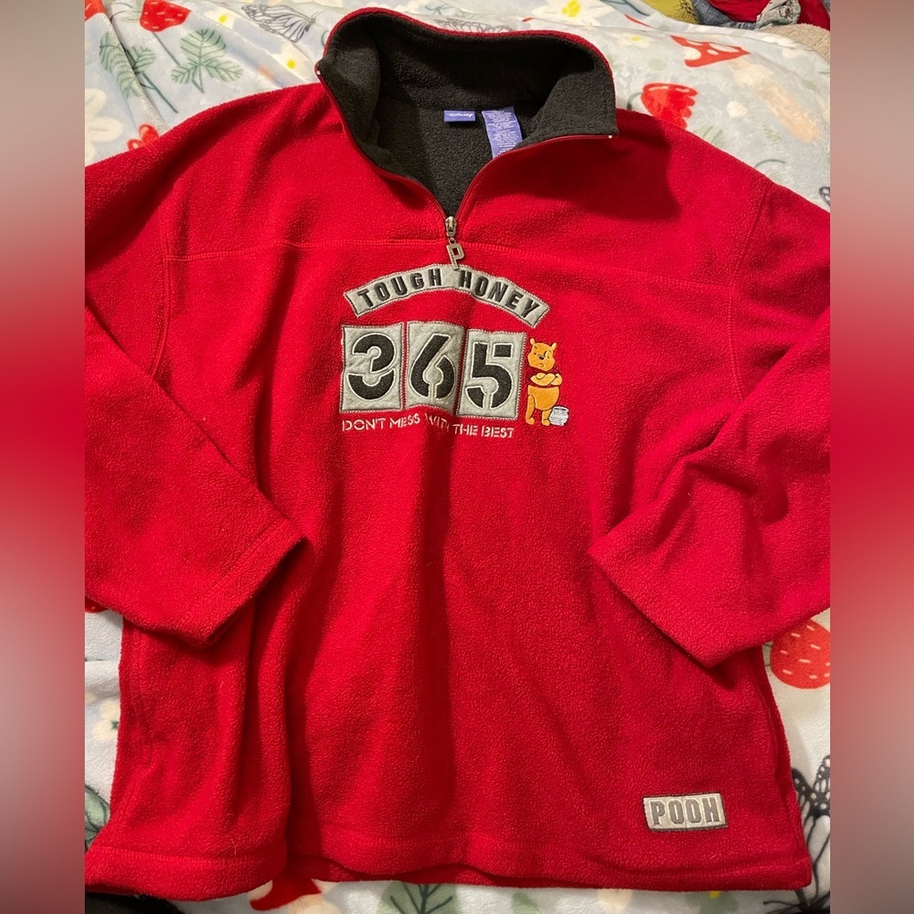 Genuine Vintage Disney Winnie the Pooh Fleece Quarter Zip